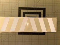Black Reflective Chevron Car Decal Set 12″ x 6″ ( 1 Left & 1 Right )