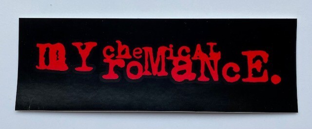 My Chemical Romance MCR Sticker Vinyl Decal Car Bumper 2″ X 6 ” (432)