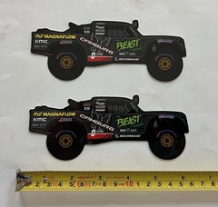 2 MF MAGNAFLOW CAMBURG decals stickers offroad racing overland exhaust truck jks