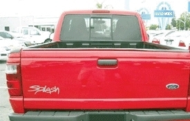 Ford Ranger SPLASH logo decal sticker graphic set OEM