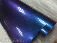 60″ x 60″ Gloss Metallic Chameleon Purple Blue Vinyl Film Wrap Air Bubble Free