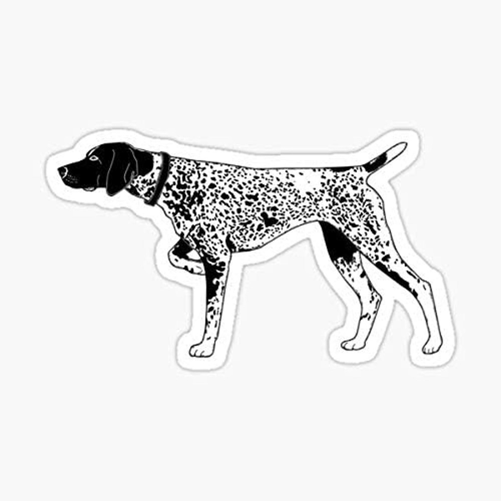 German Shorthaired Pointer Sticker Decal Graphic 6″ x 4″ Inch