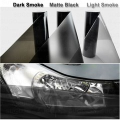 48″x1FT Light Smoke Glass/Plastic Headlight Taillamp Lens Vinyl Protection Film