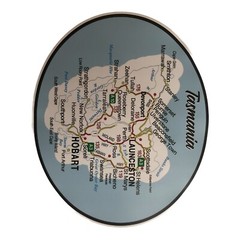 Tasmania Australia Map Decal Sticker Caravan RV sticker decal, road map