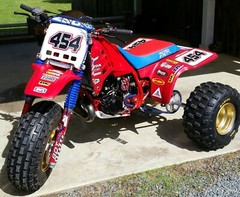 3 Motorcycle Number Plate Race Color Decals Sticker MX ATV SX BMX Dirt Bike Kart