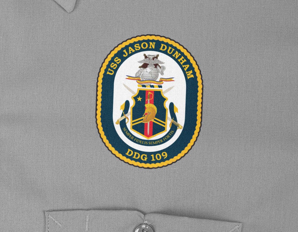 DDG-109 USS Jason Dunham Iron On Heat Transfer Vinyl HTV