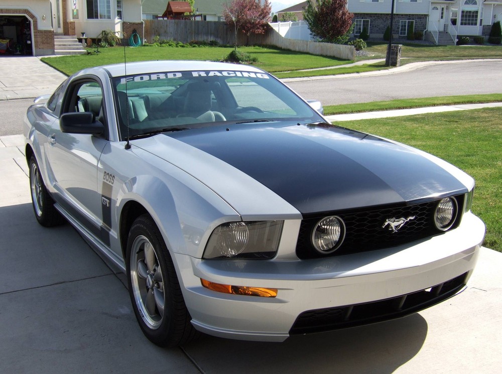 05-09 Mustang Steeda Style Hood Blackout Decal Graphic Stripes Vinyl Stickers