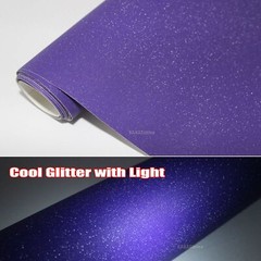 Air Free Car Matte Glitter Shining Diamond Sparkle Vinyl Wrap Strips Sticker AB