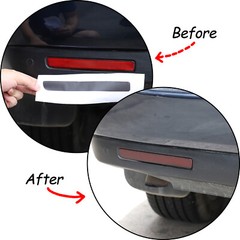 2pcs Smoked Rear Fog Light Overlay Film Black out Fits Range Rover Sport 2005-13