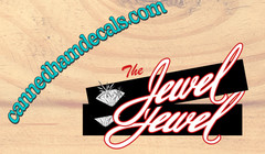 The Jewel Vintage Travel Trailer Reproduction Vinyl Decals 1954-1960 your choice