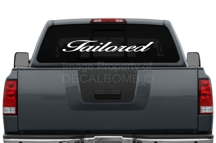 Tailored Windshield Decal Sticker Vinyl Import Turbo Banner Low Pro