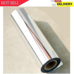 12”x78”Chrome Mirror Silver Vinyl Wrap Sticker Decal Film Sheet,Self-Adhesive