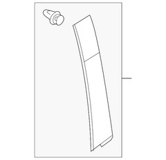 Genuine Mazda Door Applique D10E-50-M10A