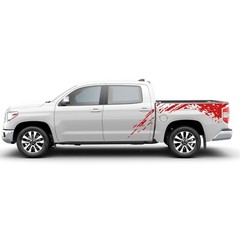Bed mud splash graphics stickers decal compatible with Toyota Tundra