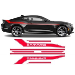 Stickers / Vinyls for side graphics Chevrolet Camaro 2016 – 2019