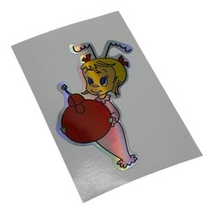 CINDY LOU WHO GRINCH DR SUESS LED Holographic Metallic 3” Vinyl Decal Sticker