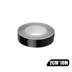 Car Window Trim Vinyl Film Door Waistline DIY Sticker Black Line 1 Roll 2cm*10m