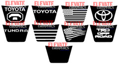 2014-2021 Toyota Tundra Center Hood Graphic Stripes 9 Options 3M Vinyl Decals