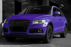 Premium Satin Purple Matte Flat Vinyl Wrap Sticker Film DIY Decal Bubble Free