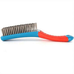 Stainless Steel Wire Brush with Ergonomic Handle for Rust & Weld Slag Removal