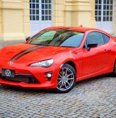 Car Decals Racing Dual stripes for 86 Vios Vinyl Hood Roof Rear Stickers ZC1380