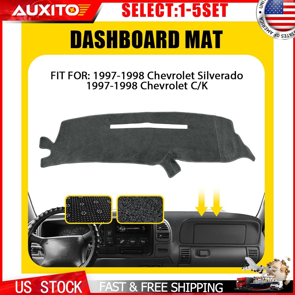 Dashboard Cover Dashmat Dash Mat For Chevy Silverado C1500 C2500 97 98 99 1-5X
