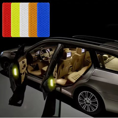 20 pcs Reflective Stickers Car Bumper Stickers Night Warning Anti-Collision Tape