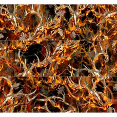 Buck Skull Blaze Camo MATTE Rocker Wrap Truck Wrap Camouflage #08 26′ – 6 Panels
