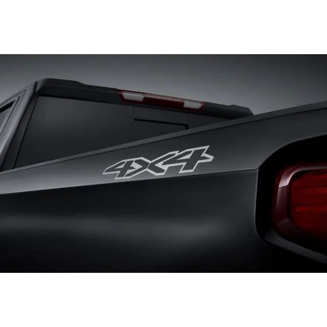 Genuine GM Bedside 4×4 Decal – Matte Black 85146630