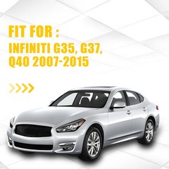 Delete Window Blackout Trim For 2007-15 Infiniti G35 G37 Q40 Accessories 1-10