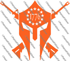 Spartan,Gun Rights,Molon Labe,Dont Tread On Me ,1776,2A,Custom Vinyl Decal
