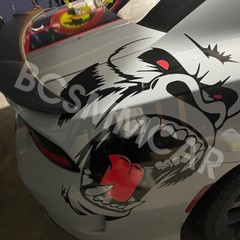 DIY Sticker For Car Side Body Door Window Decal Horror Ape Totem Graphic Decor
