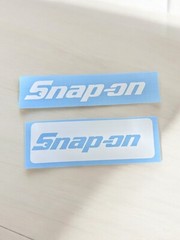 (2) Snap On Tools Premium Vinyl Decal Toolbox, Car, Laptop, Window 6″ wide