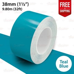 TEAL BLUE 1.5″ 38mm Roll PIN STRIPE Car Striping Line TAPE Decal Vinyl Sticker
