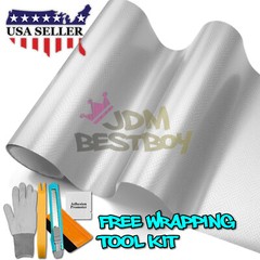 【Snake Skin Reptiles】 Silver Leather Vinyl Wrap Sticker Bubble Free Sheet Film