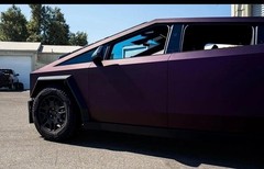 Cybertruck DIY PPF Paint Protection Film Wrap Color Change Matte Flat Purple