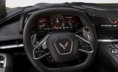 C8 Corvette SEBRING ORANGE STEERING WHEEL VINYL STRIPE (2 X 5 Inches)