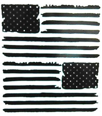 DISTRESSED FLAG Vinyl decals / Right and Left – 6″, 8″, 10″, 12″,14″,16″ Inch