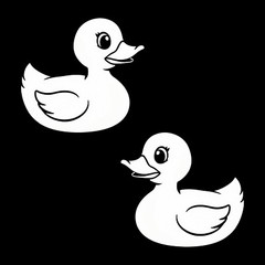 Baby Duck Sticker Bird Decals