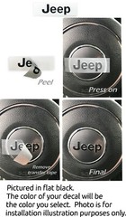 JEEP Steering Wheel Lettering Overlay Decal for 2011-2021 Jeep Grand Cherokee