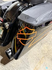 12″ x 10″ Custom Motorcycle Shield Vinyl Decal ANY Color FREE Shipping!