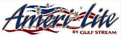 AMERILITE RV LOGO Lettering decal Graphic for RV MUlti Color letters 43″X13″