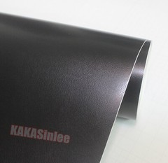 12″ W 3D Black Matte Leather Textured Vinyl Sticker Car Interior Wrap Strips AX