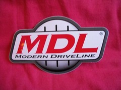 MDL Sticker Decal Modern DriveLine Racing Hot Rod Classic Car