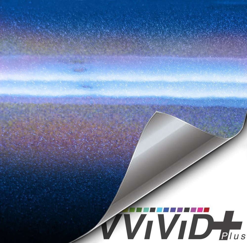 VVivid 2019 VVivid+ Psycho Blue Vinyl Car Wrap Film | V252