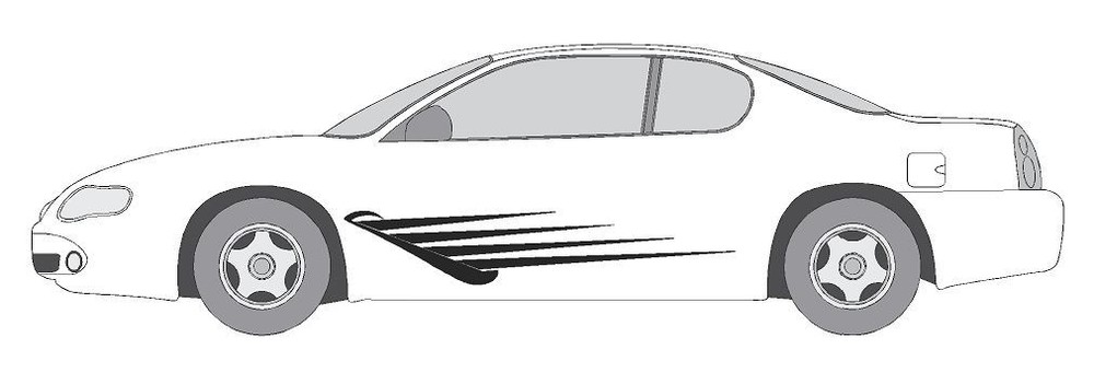 DECAL #A923 VINYL GRAPHIC AUTO SUV VEHICLE CROSS OVER MODERN TRUCK VAN CAR SEMI