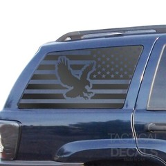 USA Flag Eagle design Decals for 1999-2004 Jeep Grand Cherokee WJ1-CX4