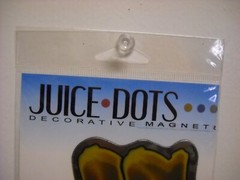 AGI Juice Dots Western Cowboy Boots Silver Trim Car Magnet Indoor Outdoor