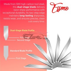 ESSMO 30 Degree Knifes Blade Stainless Utility Precision Vinyl Wrap Tint Tools