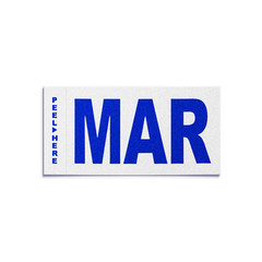 MARCH – California License Plate YOM Month Sticker – CA DMV Registration Tag